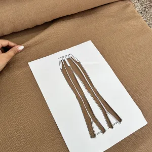 دبل کرپ قهوه ای