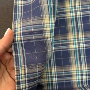 تترون چهارخانه سورمه ای