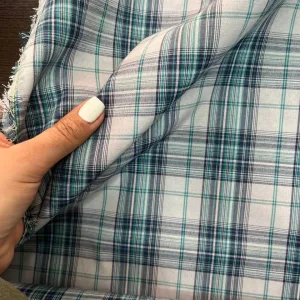 تترون چهارخانه آبی