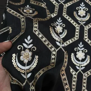 سوزن دوزی زمینه تافته طرح ۱